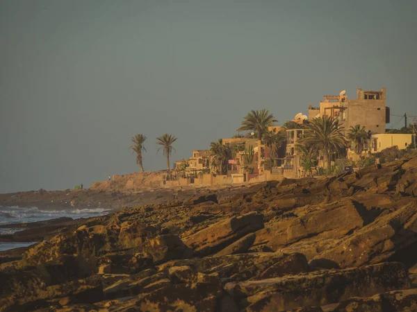 Stare Miasto Pustyni Pobliżu Plaży — Zdjęcie stockowe
