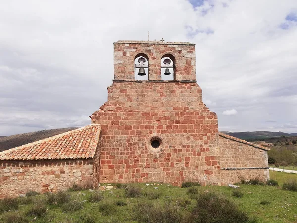 Iglesia Histórica Santa Maria Tiermes Estilo Románico Provincia Soria España — Foto de Stock