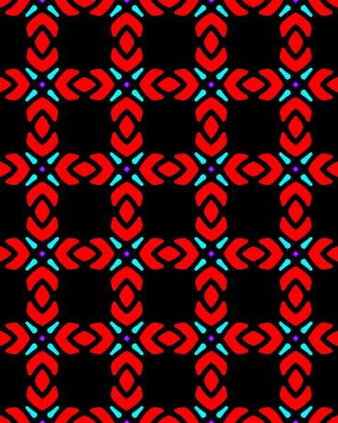 Bezešvé Červené Černé Vzor Ideální Pro Tapety — Stock fotografie