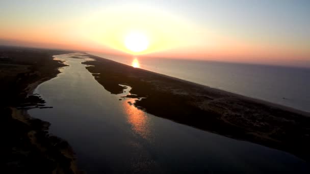 Vue Aérienne Ville Île État Israël — Video