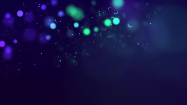 Abstrakter Hintergrund Mit Bokeh Lichtern — Stockvideo