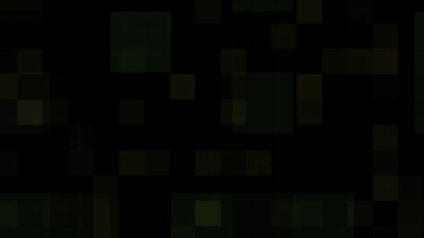 濃い緑 黄色のベクトルの背景と長方形 — ストック動画