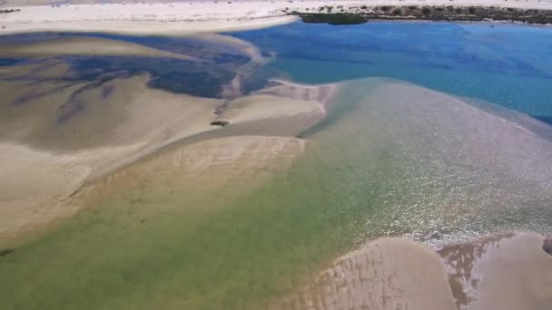 Vista Aérea Praia Norte Israel — Vídeo de Stock