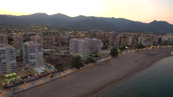 Spanya Nın Barselona Şehrinin Hava Manzarası — Stok video