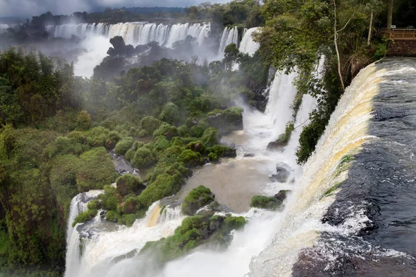 Egy Szép Lövés Iguazu Vízesés Nemzeti Park Cataratas Argentina — Stock Fotó