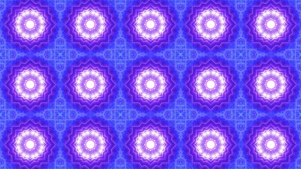 Rendu Papier Peint Futuriste Kaléidoscopique Aux Couleurs Bleu Vif Violet — Photo
