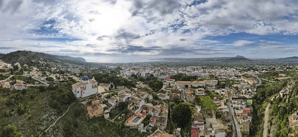 Una Hermosa Vista Aérea Desde Costa Mediterránea — Foto de Stock