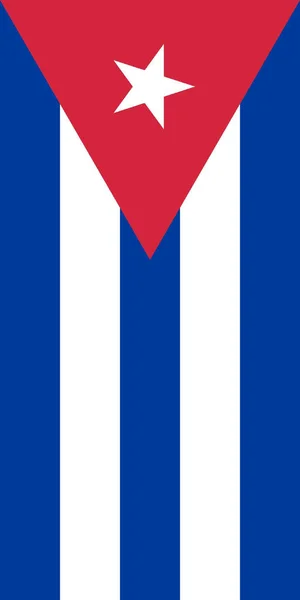Küba Nın Ulusal Bayrağı — Stok fotoğraf