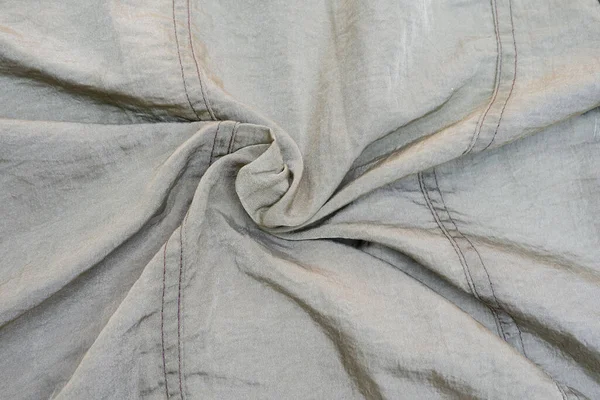 Horní Pohled Detailní Záběr Vír Vyrobený Džínové Tkaniny Textury Pro — Stock fotografie