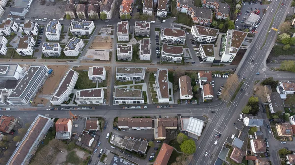 Luftaufnahme Städtischer Gebäude Und Landschaften — Stockfoto