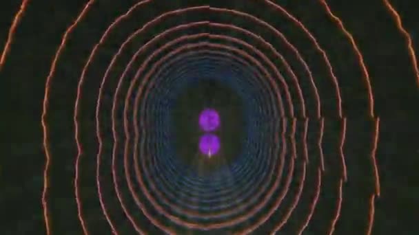 Video Von Abstrakten Bunten Glänzenden Kaleidoskopen — Stockvideo
