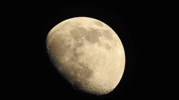 Sacco Zoom Sulla Luna Mezzanotte — Foto Stock