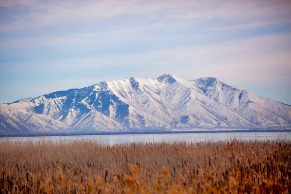 เขาท สวยงามในห บเขา Utah — ภาพถ่ายสต็อก