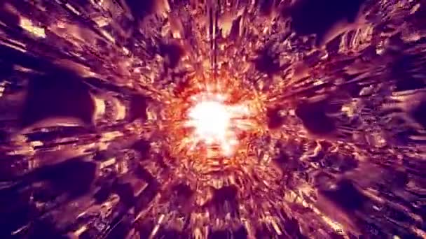 Video Von Abstrakten Bunten Kaleidoskopen — Stockvideo