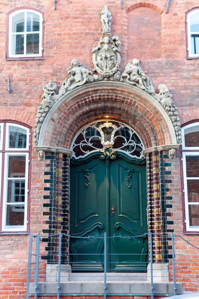 Cidade Velha Luebeck Alemanha Holstentor Destaques Turísticos Portas Casas — Fotografia de Stock