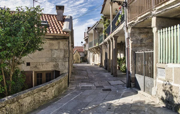 Pedestrian Street Fishing Village Combarro Galicia Spain — Stock Photo, Image