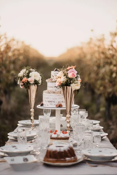 Foto Van Catering Decoratie Natuur — Stockfoto