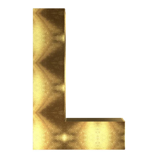 Design Litere Alfabet Aur Fundal Alb — Fotografie, imagine de stoc