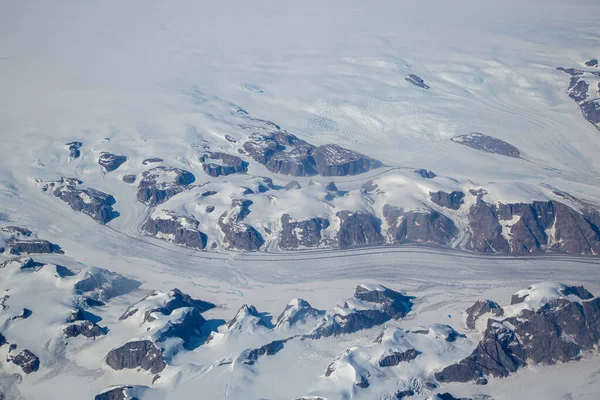 Aerial View Rocky Mountains Winter — Stock Photo, Image