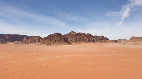 Fascinující Skalní Útvary Poušti Wadi Rum Jordan — Stock fotografie