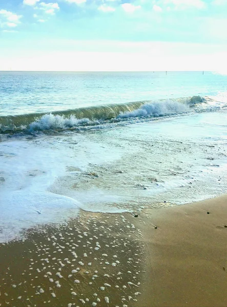 Крупним Планом Знімок Пляжного Піску — стокове фото