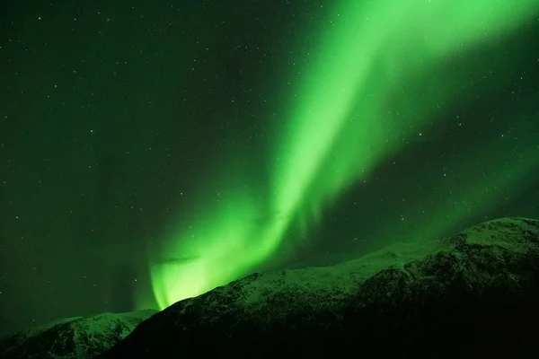 ノルウェーのトロムソにあるオーロラ — ストック写真