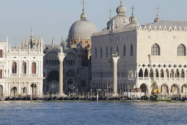 Een Prachtig Uitzicht Het Stadsgezicht Van Venetië Met Piazza San — Stockfoto