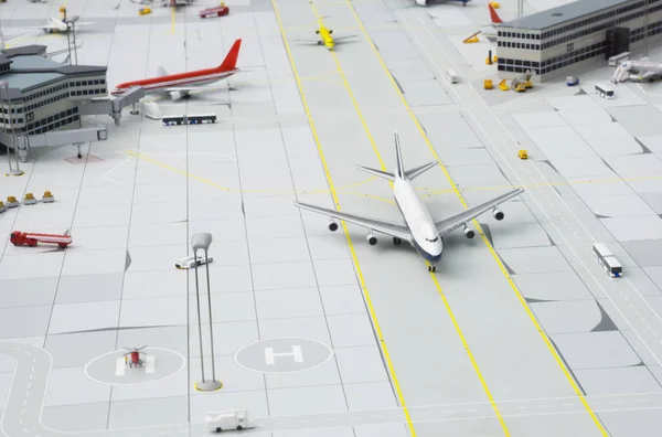 Minimalny Model Ilustracji Lotniska Frankfurcie — Zdjęcie stockowe