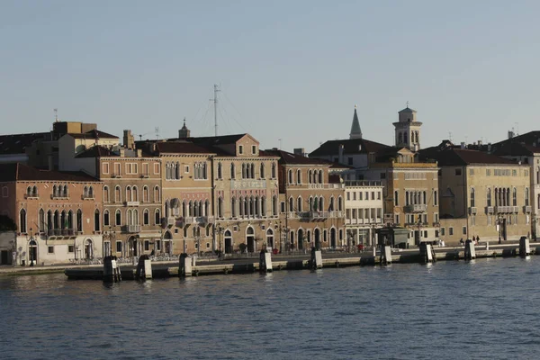 Een Prachtig Uitzicht Het Stadsgezicht Van Venetië Met Piazza San — Stockfoto