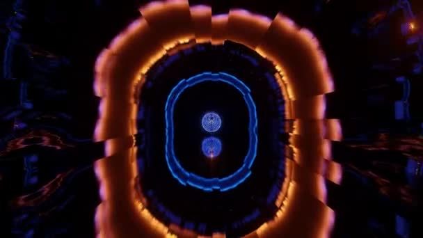 Vidéo Kaléidoscope Brillant Coloré Abstrait — Video