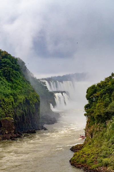 Een Mooie Opname Iguazu Watervallen Nationaal Park Cataratas Argentinië — Stockfoto