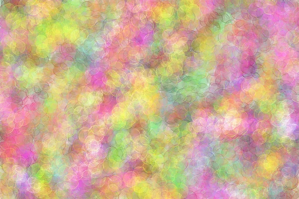 Een Abstractie Van Kleuren Met Bubbels — Stockfoto