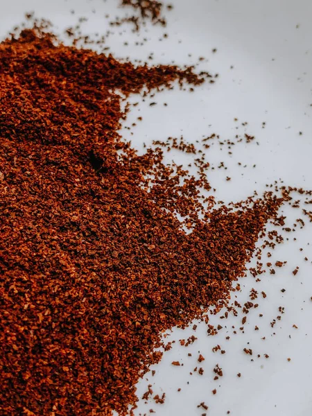 Forró Vörös Paprika Közelsége — Stock Fotó