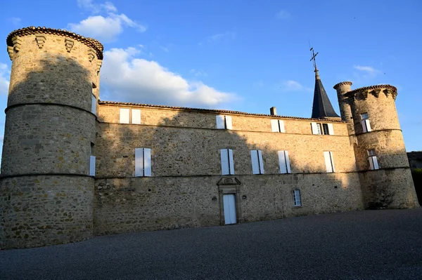 Jonquieres França Junho 2021 Uma Vista Fascinante Castelo Histórico Jonquieres — Fotografia de Stock