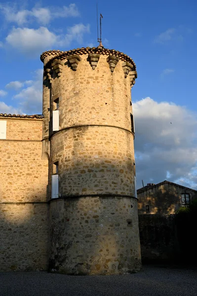 Jonquieres France Jun 2021 Μαγευτική Θέα Ενός Ιστορικού Κάστρου Της — Φωτογραφία Αρχείου