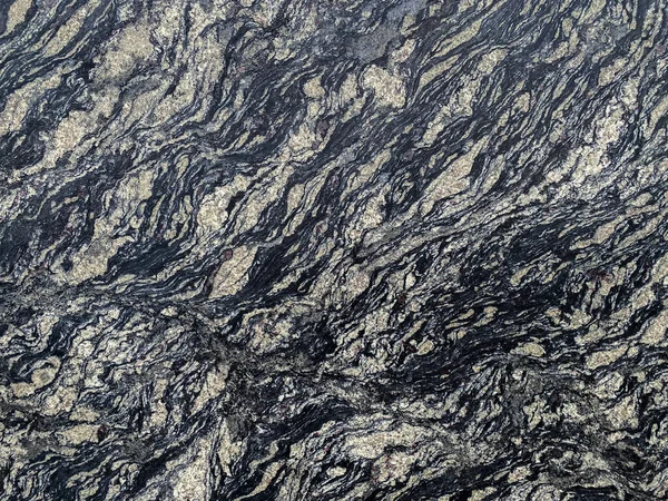 Full Frame Black Veined Marble Patterned Surface — Stock Photo, Image