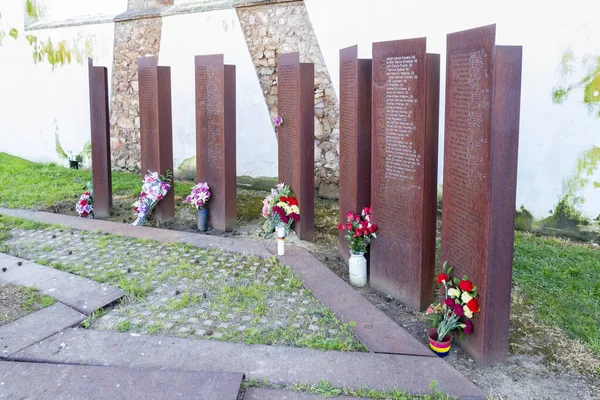 Caceres Espanha Março 2021 Monumento Memória Dos Cidadãos Que Foram — Fotografia de Stock