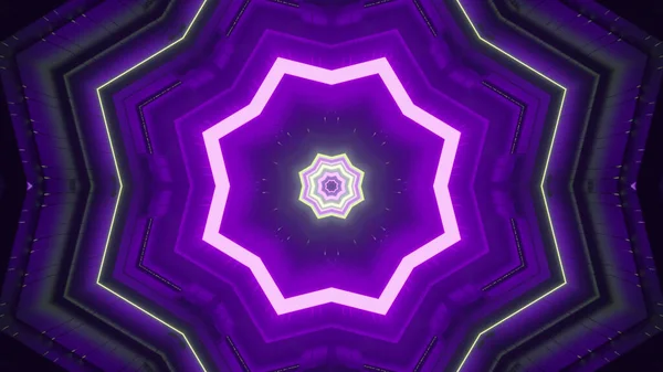 Eine Futuristische Mandala Illustration Hintergrund Tapete — Stockfoto