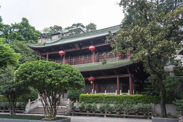 Primer Plano Los Monumentos Tradicionales Chinos Guangzhou Hong Kong —  Fotos de Stock