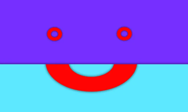 赤紫色の顔のようなパターンの円錐形のユニバーサルテキストフィールドの背景 — ストック写真