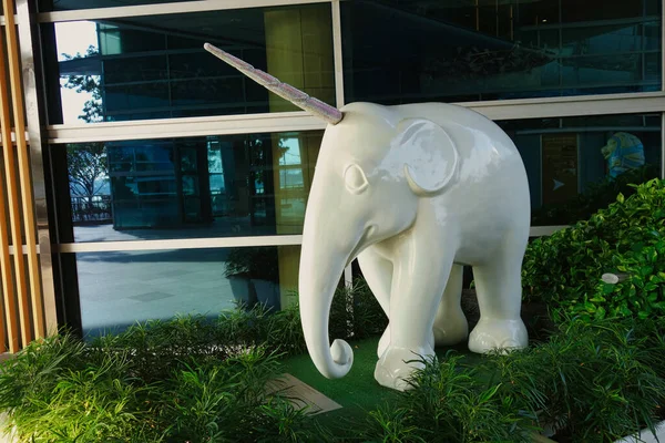 Elefante Unicorno Visto Singapore — Foto Stock
