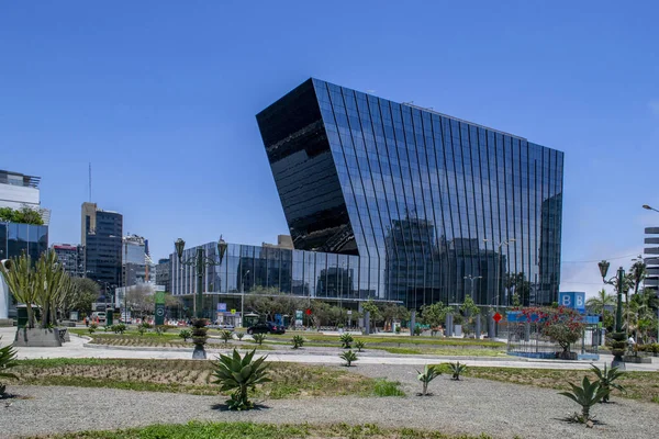 Lima Perú 2021 Edificio Oficinas Negocios Centro Financiero San Isidro — Foto de Stock