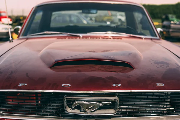 Шарджах Арабский Эмират Мая 2021 Года Ford Mustang Vintage 1966 — стоковое фото