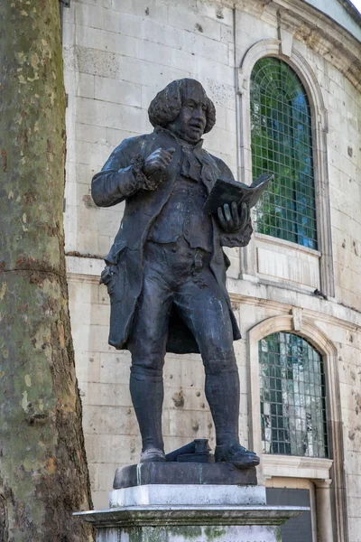 London Förenade Kungariket Jun 2021 Skulptur Samuel Johnson Percy Fitzgerald — Stockfoto