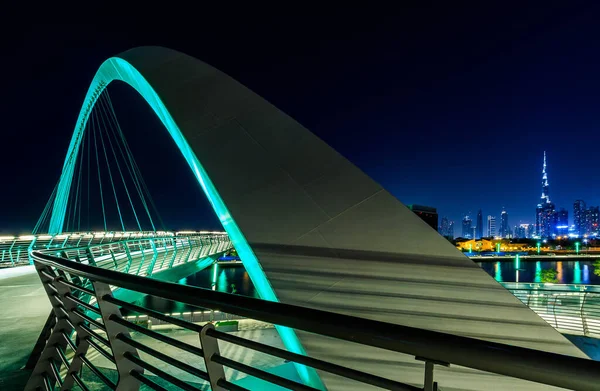 United Arab Emirates Apr 2018 Вид Унікального Толерантного Мосту Burj — стокове фото