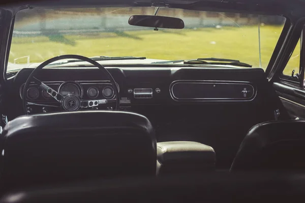 Sharjah United Arab Emirates May 2021 Interior Ford Mustang Vintage — Stock Photo, Image