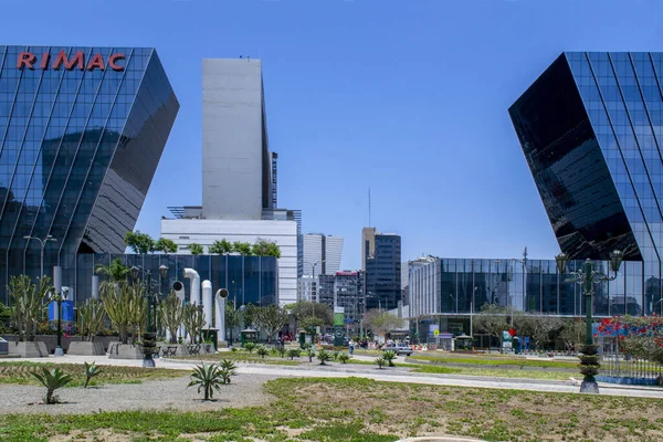 Lima Peru Mar 2021 Business Office Building Financial Center San — 스톡 사진