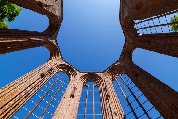 Uma Foto Baixo Ângulo Edifício Antigo Berlim Alemanha — Fotografia de Stock