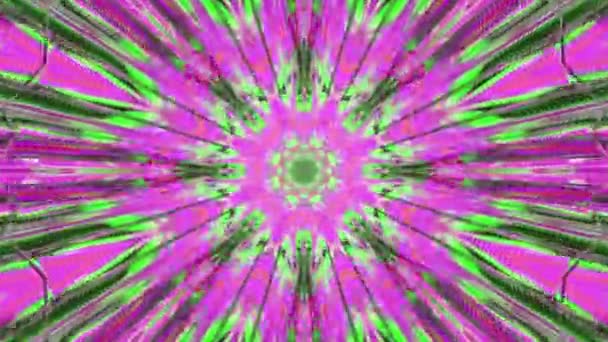 Bright Futuristic Colorful Kaleidoscope Background — Stock Video