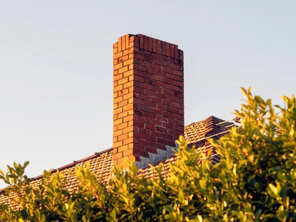 Auckland New Zealand Jul 2021 View Red Tile House Roof — Stock Photo, Image